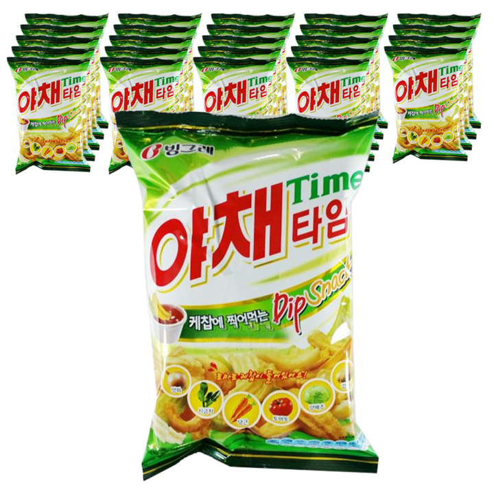 빙그레 야채타임, 70g, 25개
