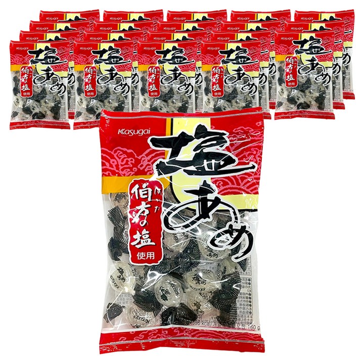 카수가이 시오 아메 소금사탕, 140g, 20개