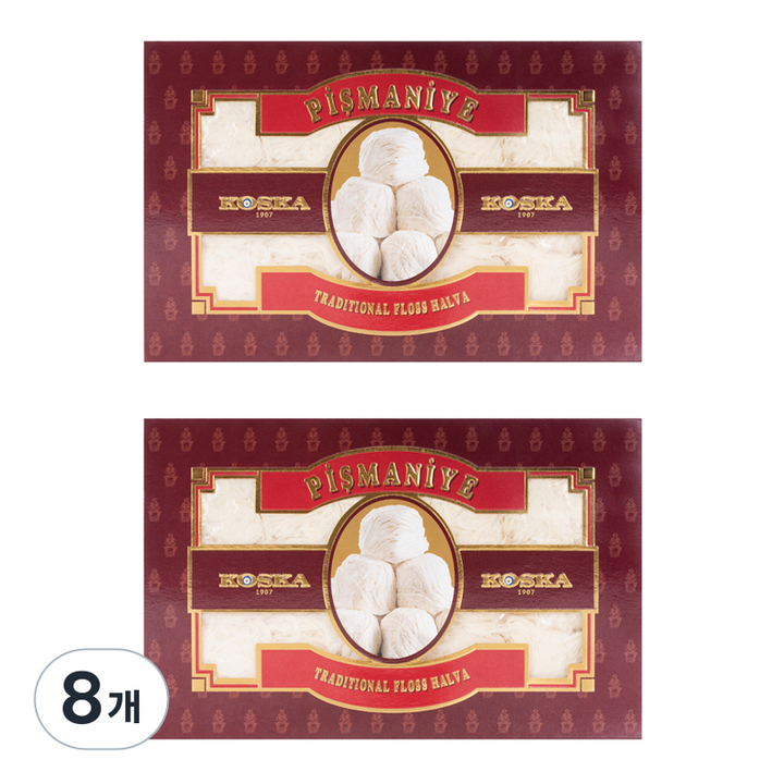 코스카 피스마니에 솜사탕 플레인, 250g, 8개