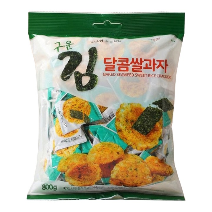 구운김 달콤 쌀과자, 1개
