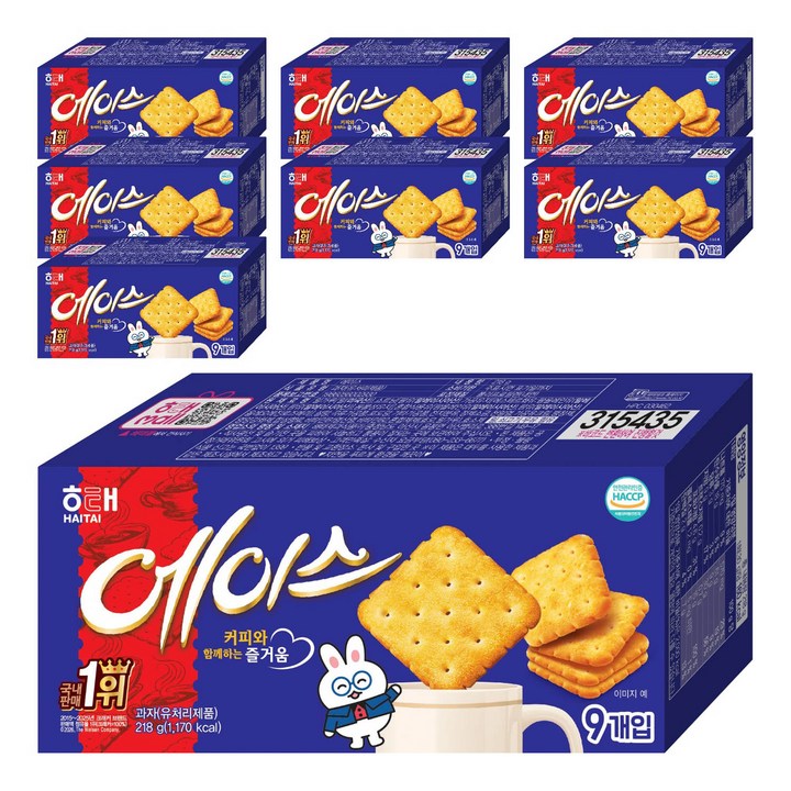 해태에이스 218g*12p, 218g, 8개