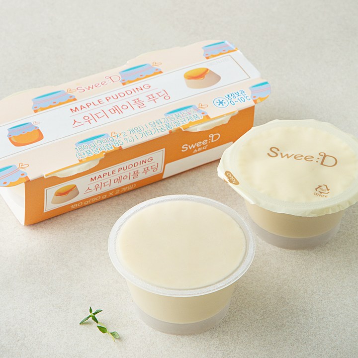 스위디 메이플 푸딩, 90g, 2개입, 1개