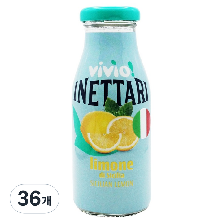 비비오 이네타리 리모네 레몬, 36개, 200ml