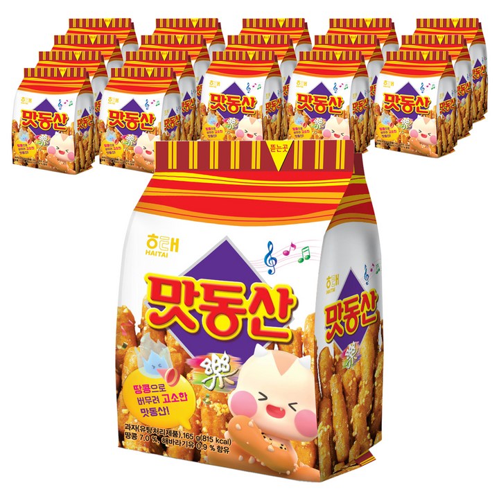 해태 맛동산, 165g, 18개