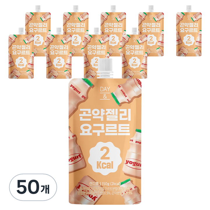 데이앤 2칼로리 곤약젤리 요구르트, 150g, 50개