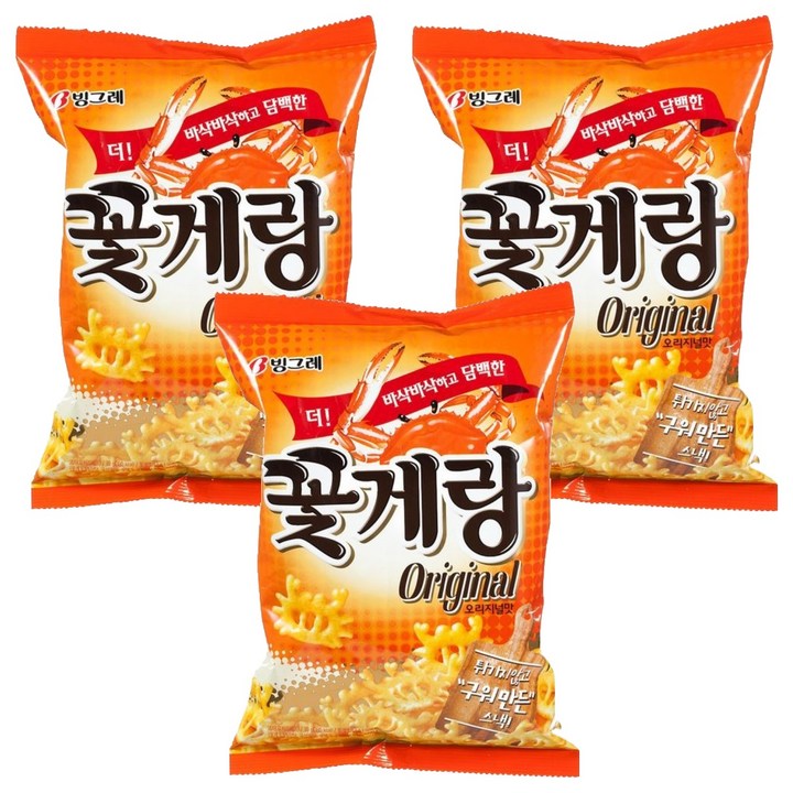 꽃게랑, 70g, 3개