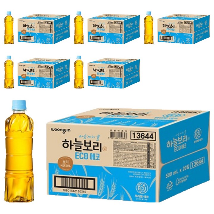하늘보리 에코 무라벨, 120개, 500ml