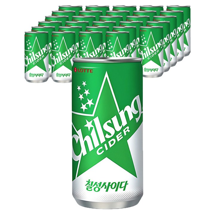 칠성사이다, 210ml, 90개