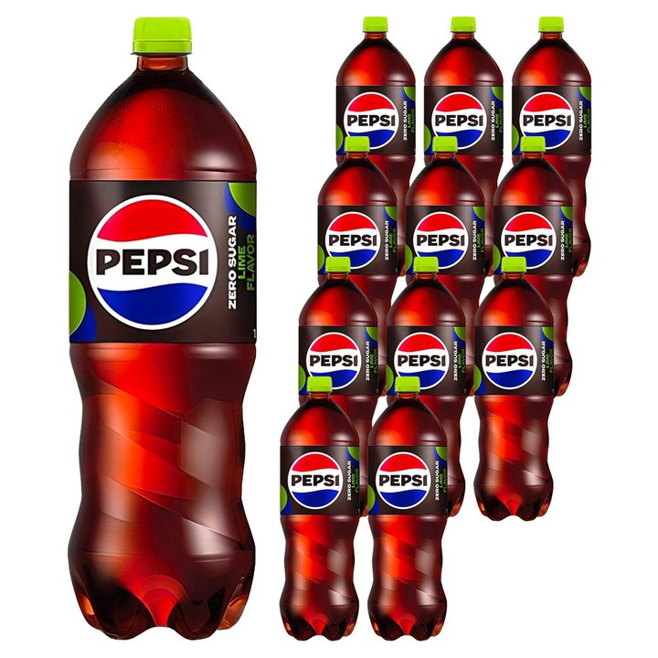 펩시 제로슈거 라임향, 1.5L, 12개