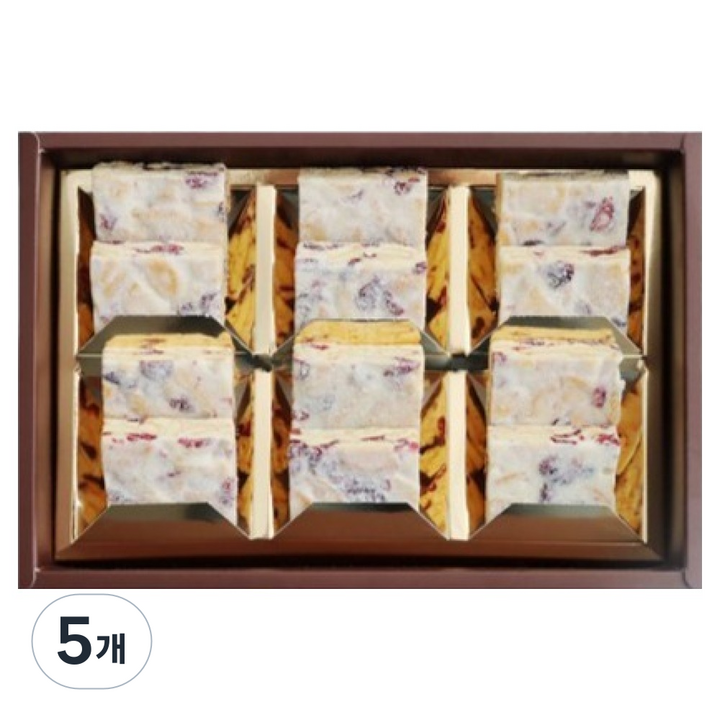 몽샹82 클래식 오리지널 쫀득쿠키 12p + 쇼핑백, 360g, 5개