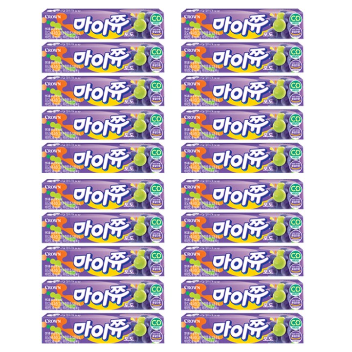 마이쮸 포도, 44g, 20개