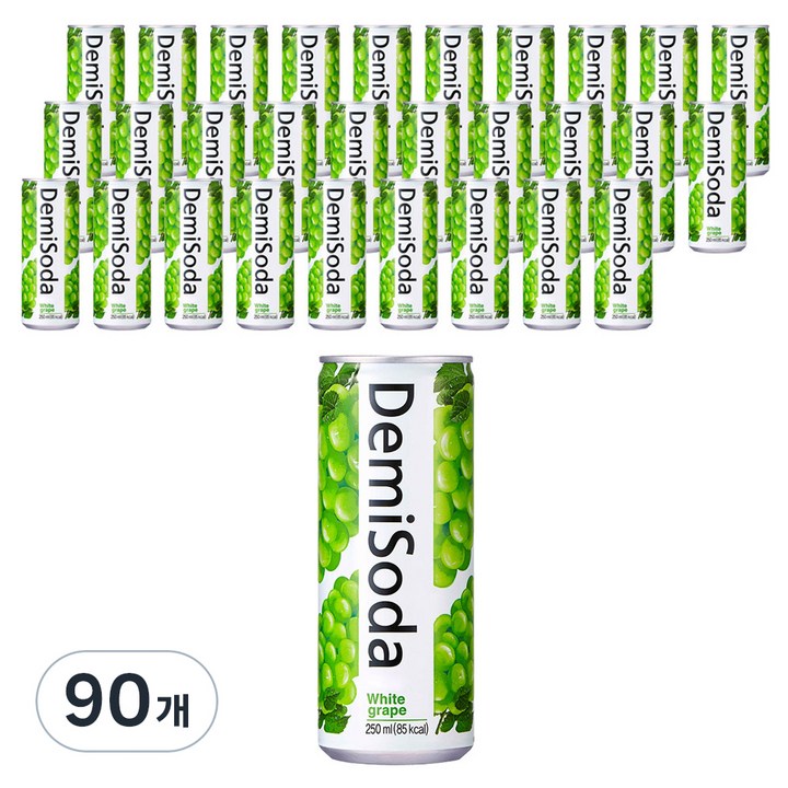 데미소다 청포도, 250ml, 90개