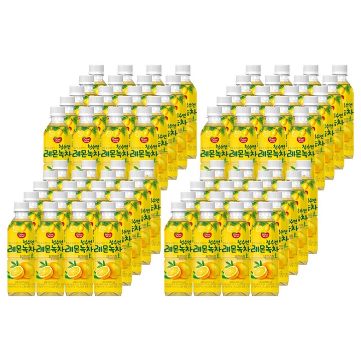 동원 청수연 레몬녹차, 350ml, 80개