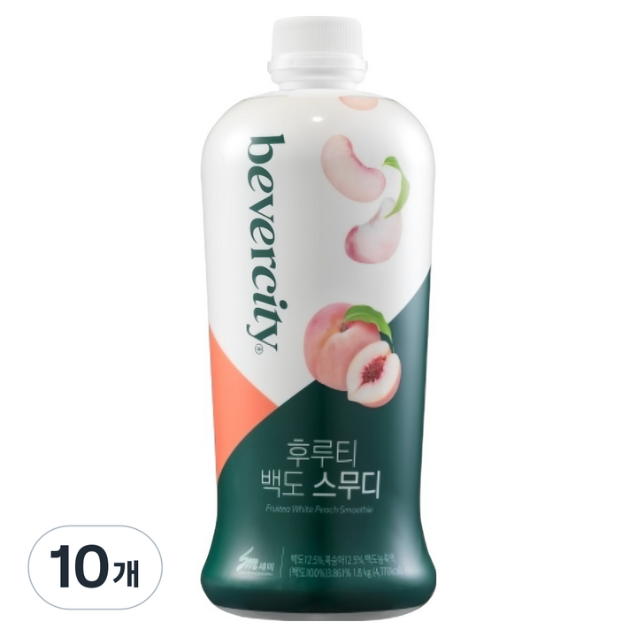 베버시티 백도 스무디, 10개, 1.8kg