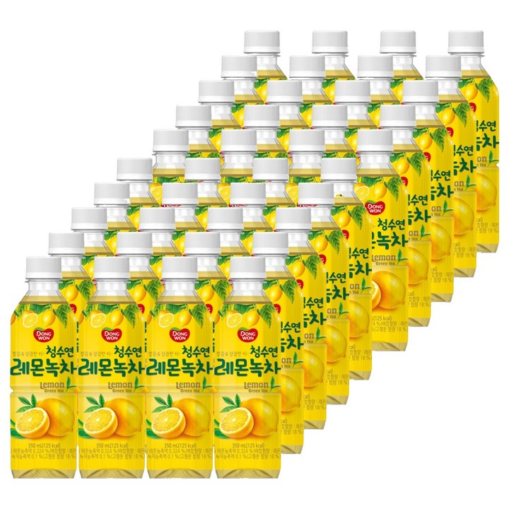 동원 청수연 레몬녹차, 350ml, 40개