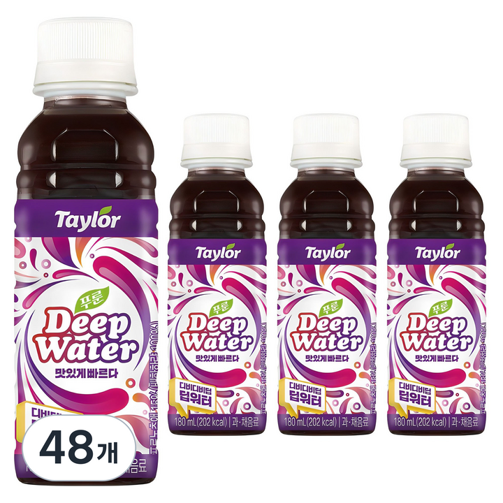 테일러 딥워터 푸룬, 180ml, 48개