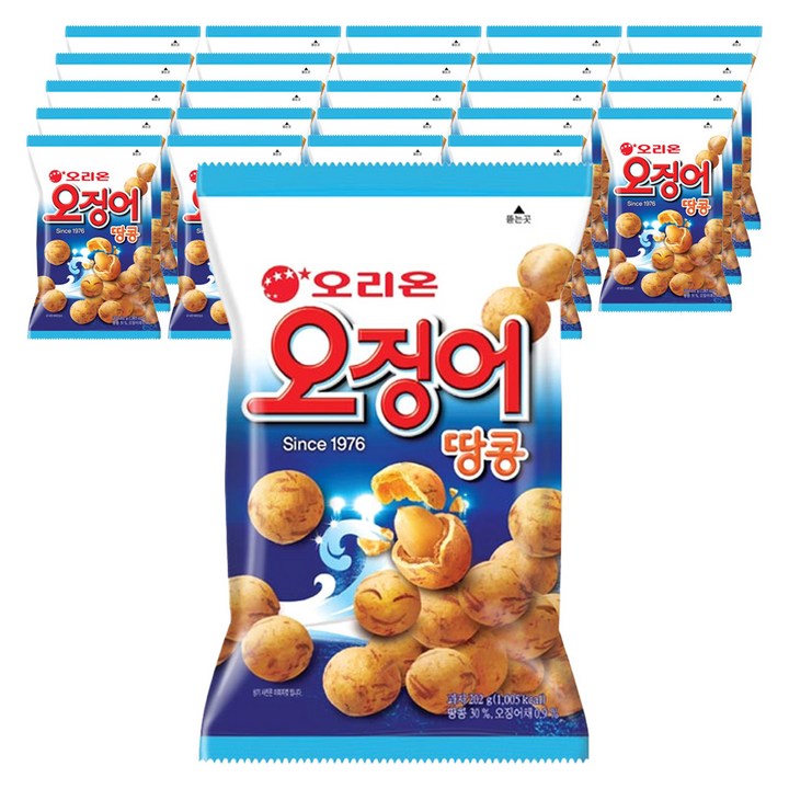 오리온 오징어 땅콩, 202g, 25개
