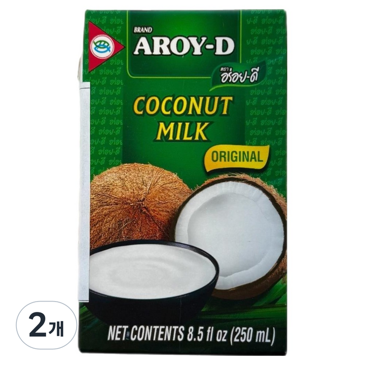 아로이디 코코넛밀크, 2개, 250ml