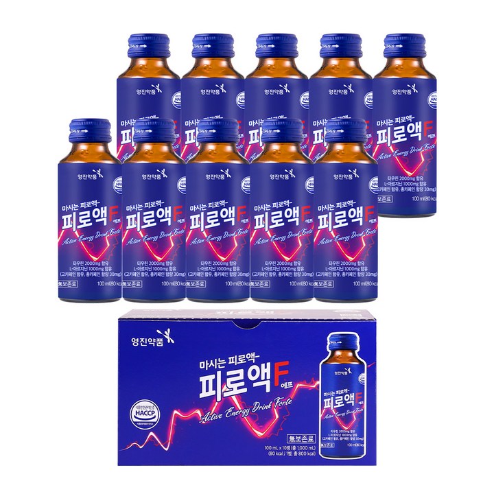 영진약품 피로액 F, 10개, 100ml
