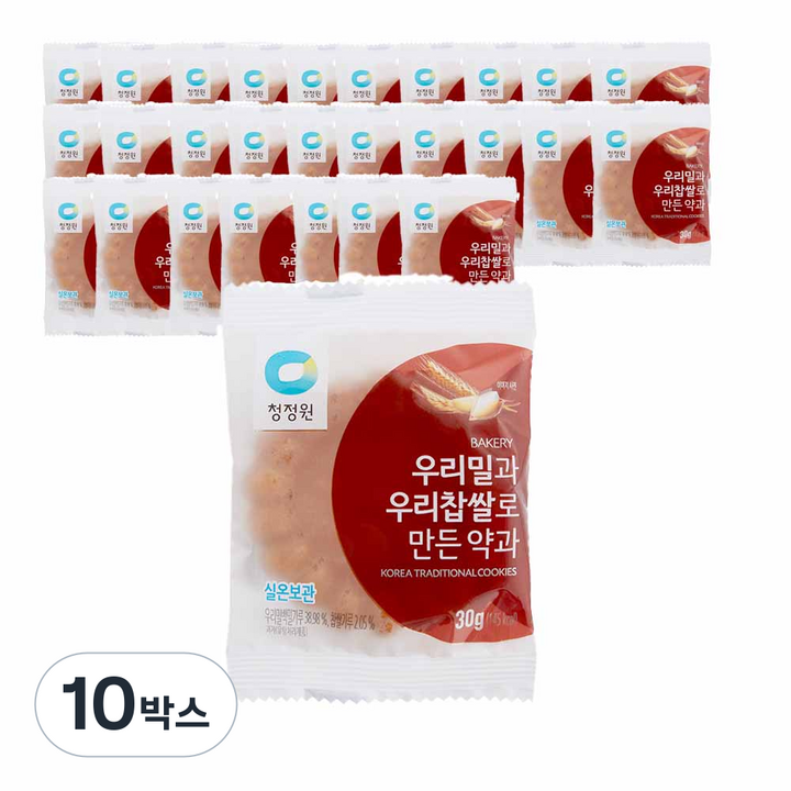 청정원 우리밀과 우리찹쌀로 만든 약과, 840g, 10박스