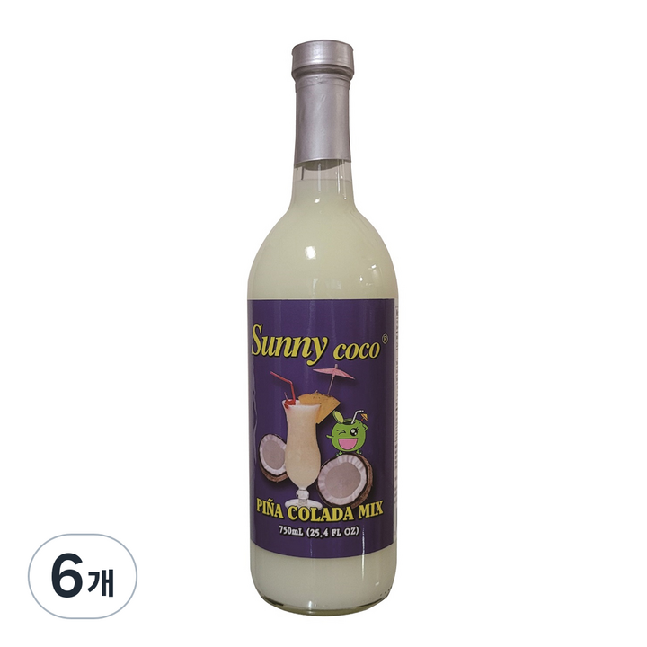 써니코코 피나콜라다 믹스, 750ml, 6개
