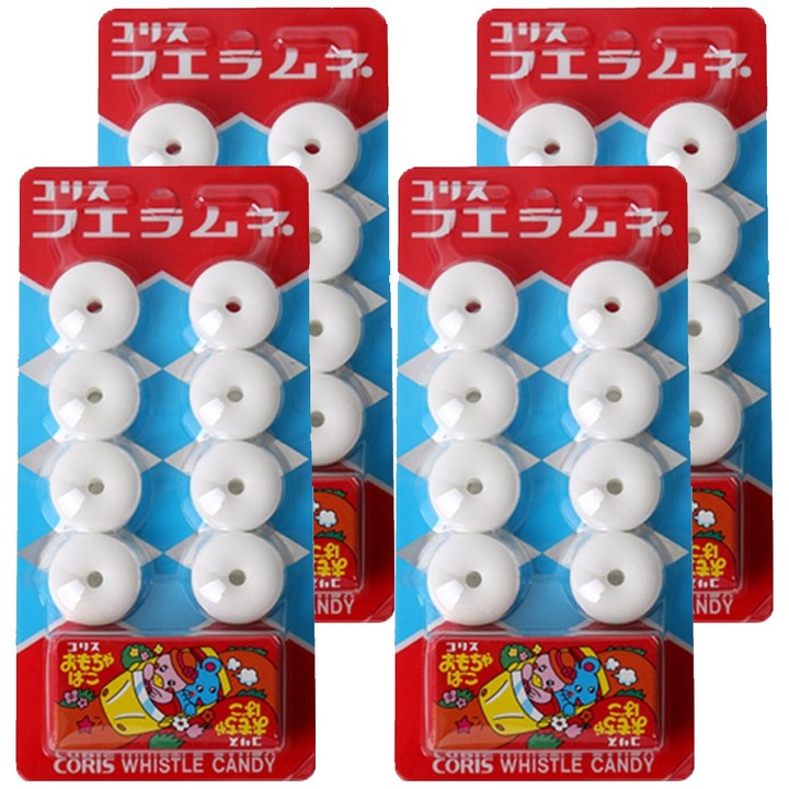 코리스 휘슬라무네 휘파람 소다맛 사탕, 22g, 4개