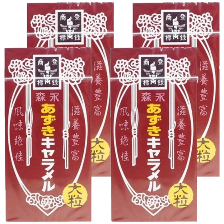 모리나가 아즈키카라멜, 149g, 4개