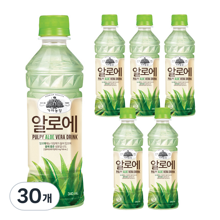 가야농장 알로에농장, 340ml, 30개