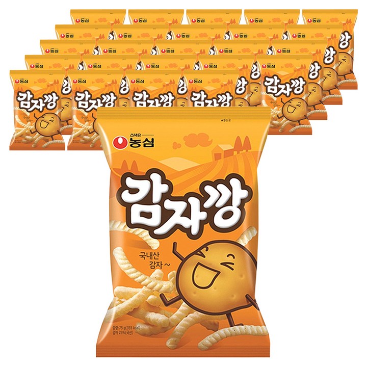 감자깡, 75g, 25개