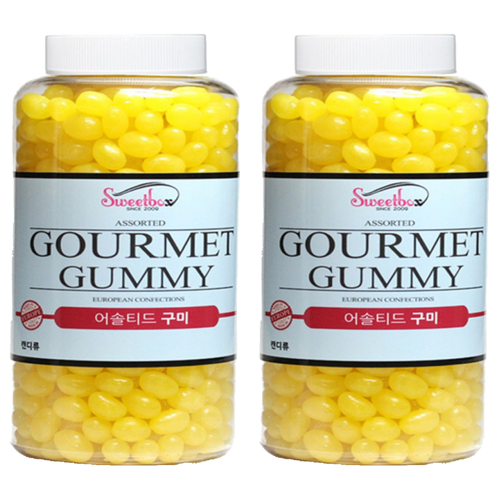 스위트박스 레몬 젤리빈, 800g, 2개