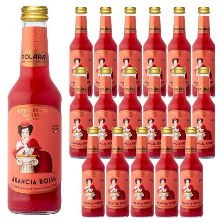 폴라라 시칠리아나 아란시아 로싸 블러드오렌지, 18개, 275ml