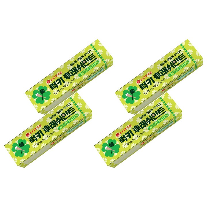 롯데웰푸드 롯데 후레쉬민트 껌, 26g, 4개