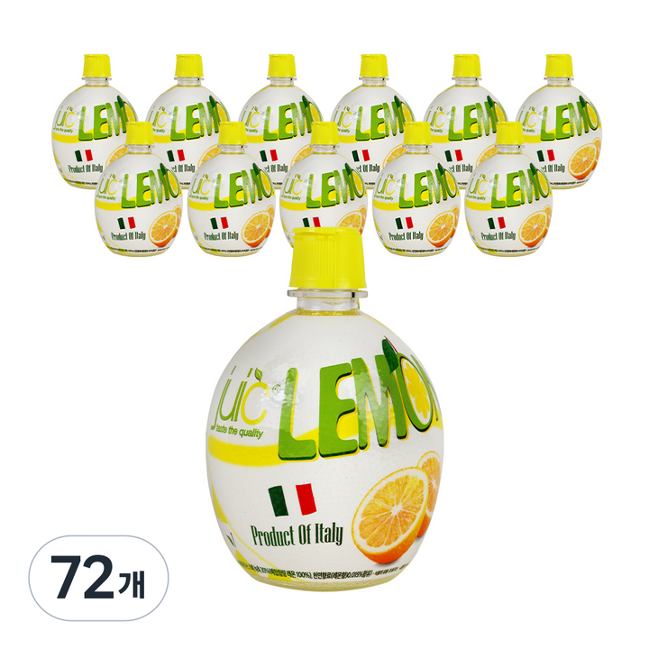 juic 레몬주스, 200ml, 72개