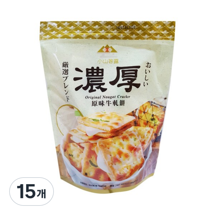 밤부 오리지널 누가크래커, 140g, 15개