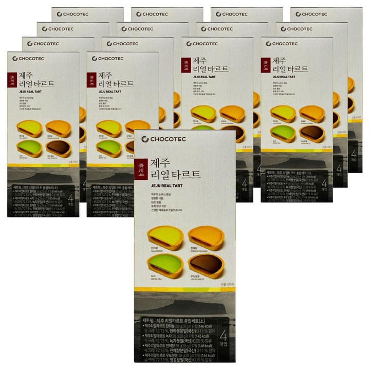 제주 리얼 타르트 소 4p, 28g, 15세트
