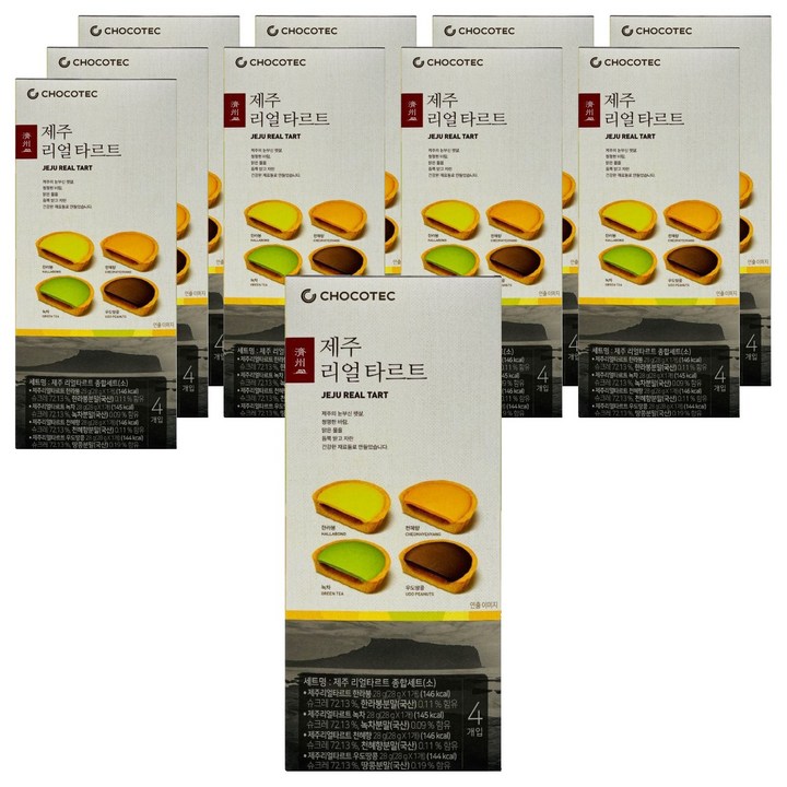 제주 리얼 타르트 소 4p, 28g, 10세트