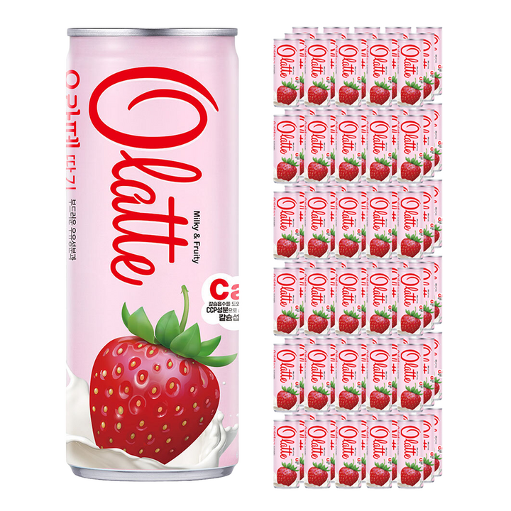 오라떼 동아오츠카 딸기, 240ml, 90개
