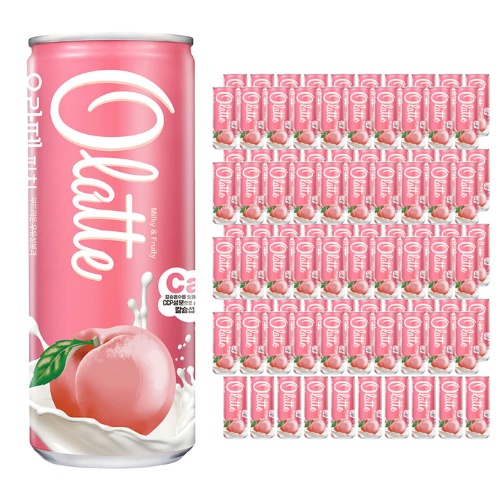 오라떼 동아오츠카 피치맛, 240ml, 90개