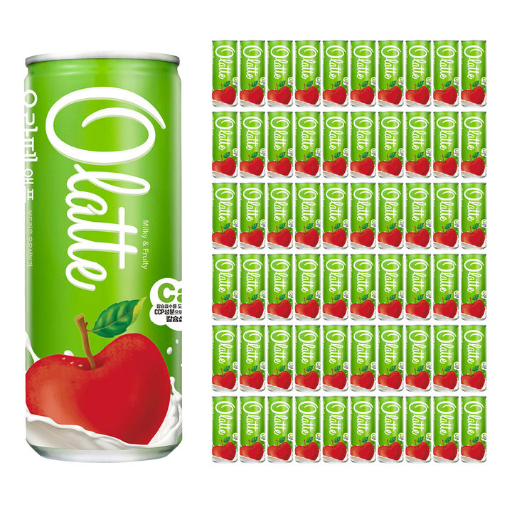 오라떼 애플 캔음료, 240ml, 60개
