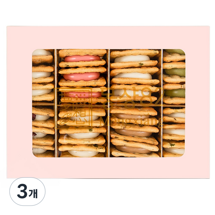 몽샹82 누가크래커 올인원 24p +쇼핑백, 3개, 480g
