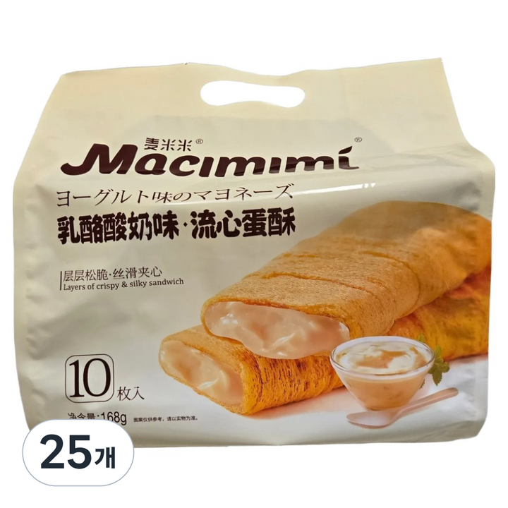 마치미미 부드러운 치즈 요구르트 크리스피, 168g, 25개