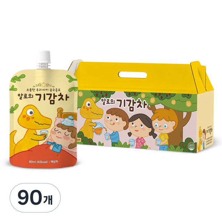알로의 기감차 아기 배도라지즙, 2.4L, 90개