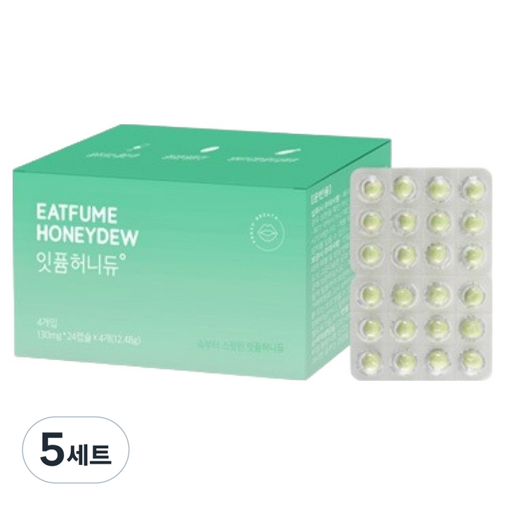 잇퓸 허니듀 24p x 4개, 12.48g, 5세트
