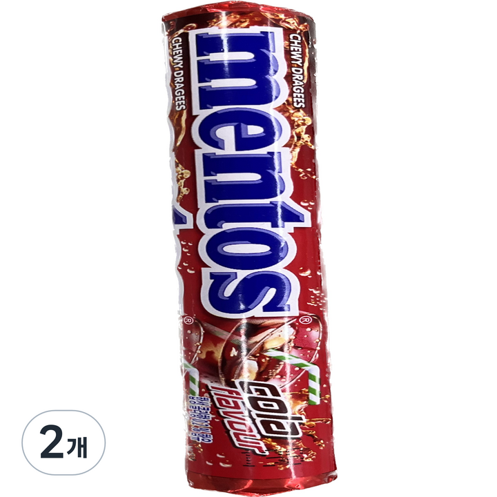 멘토스 콜라향, 37.5g, 2개
