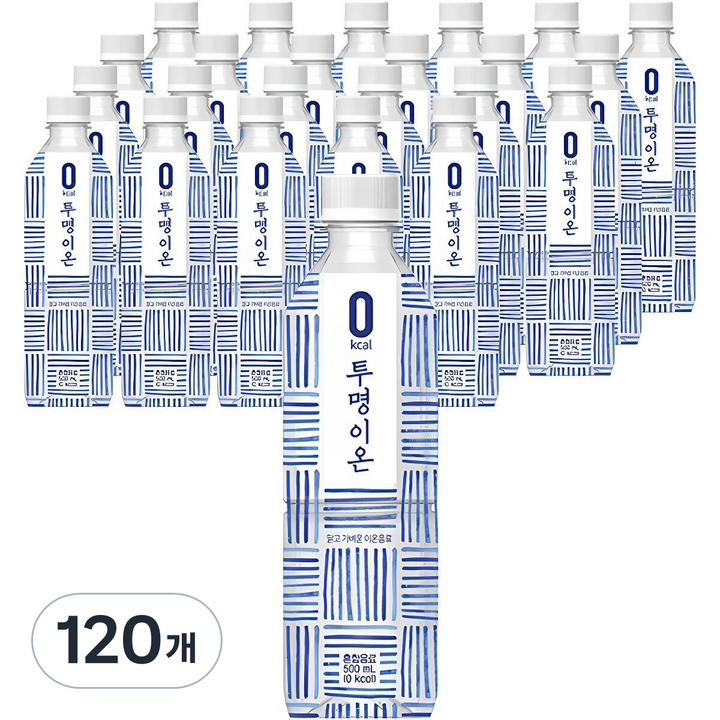 동원 투명 이온 제로, 500ml, 120개