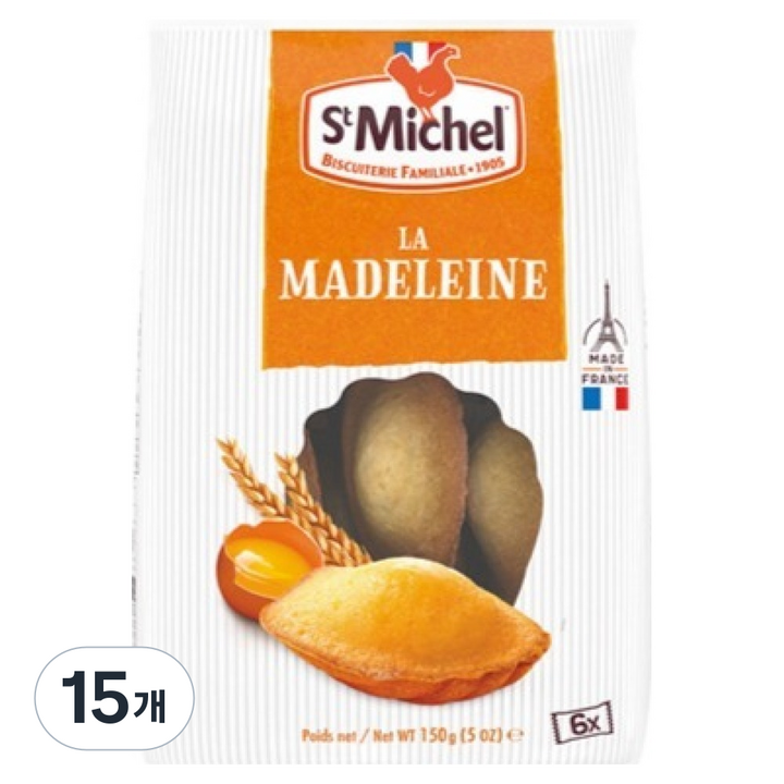 생미쉘 마들렌, 150g, 15개