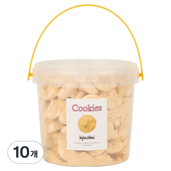 아리감성 인절미 머랭쿠키 원통형, 165g, 10개