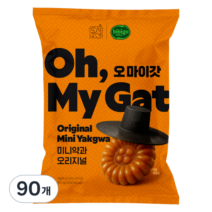 도시곳간 오마이갓 미니약과 오리지널, 90개, 90g