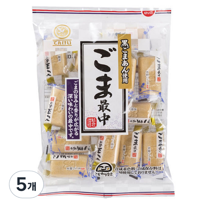 텐케 검은참깨 모나카, 5개, 173g