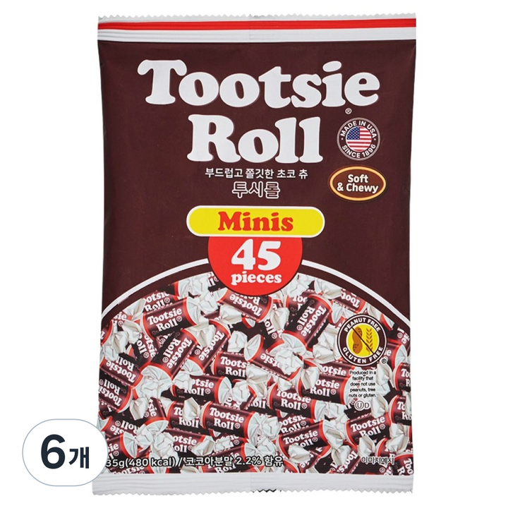 투시롤 초코츄, 135g, 6개